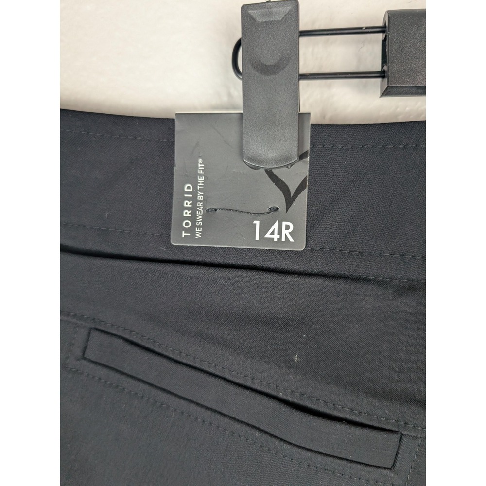 Torrid Pants Womens 14 Black Jetsetter Slim Boot Dress Work Trousers - Picture 6 of 11